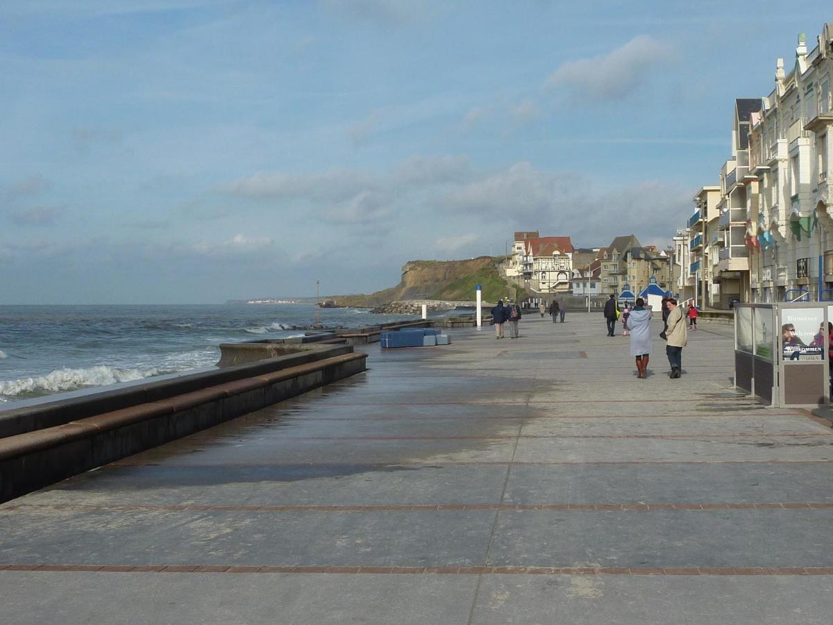 Appartement Wimereux - Opaalkust Met Frontaal Zeezicht Экстерьер фото